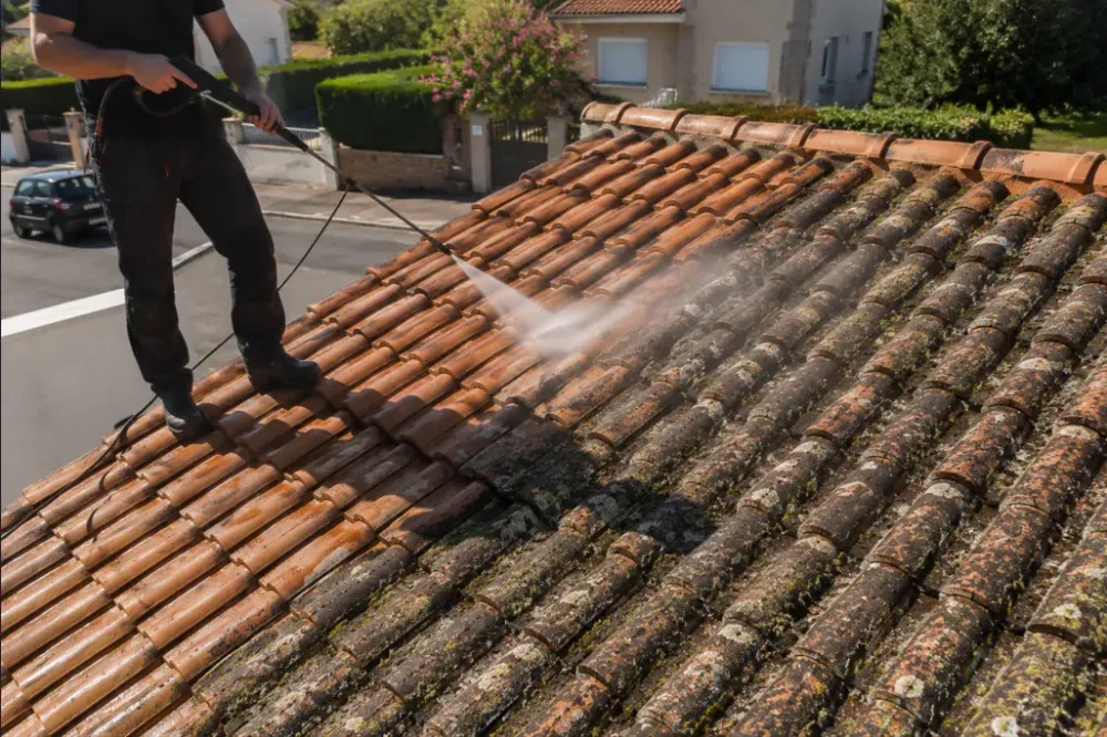 Nettaoyage de toiture à plaisance du touch 